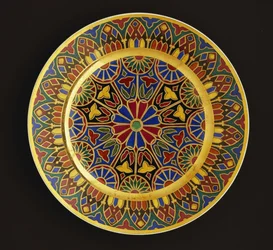 Nicholas I imperial dinner-plate, Imperial Porcelain Factory, St. Petersburg