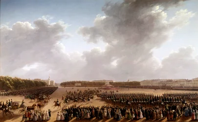 Parade on the Champs de Mars