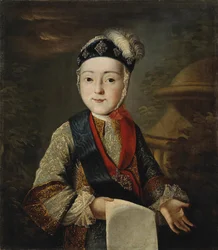 Portrait of Grand Duke Peter III as Child