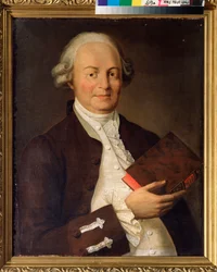 Portrait of the poet Vasili K. Trediakovsky