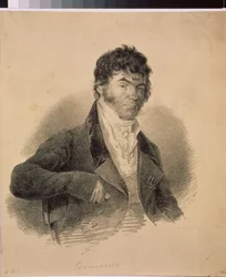 Portrait of the First Russian Philologist Alexander K. Vostokov (1781-1864)