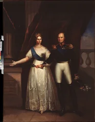 Portraits of Emperor Alexander I with His Wife