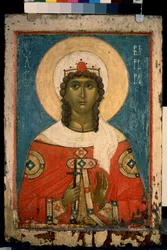 Representation of Saint Barbara