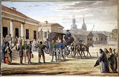 Russian Soldiers Arriving at Krasnoy