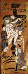 Russian Art, The Crucifixion, Enamel of the 16th Century