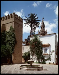 View of the Giralda, Former Minaret Converted to a Bell Tower