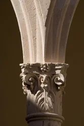 Detail of a column in the cloister of the Convent of Santo Domingo