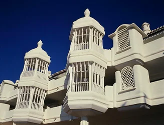Houses in the marina