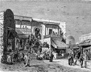 Moorish Cafe in Sidi-Bou Said