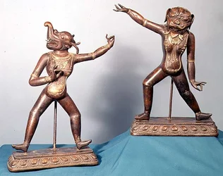 Two Figures of Dakinis