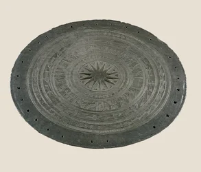 Detail of top of Dong Son drum