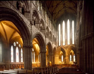 View of the Interior of Glasgow Cathedral