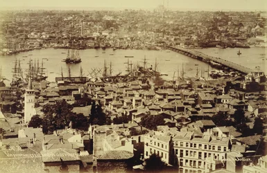 Panorama overlooking Istanbul and the Bosphorus, c.1890