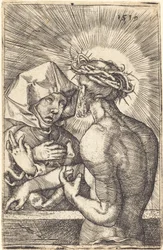 Christ Crowned with Thorns Speaking with His Mother