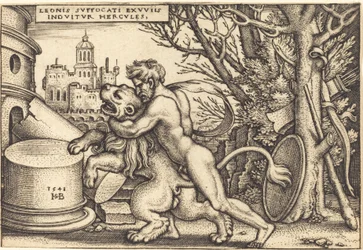 Hercules Killing the Nemean Lion