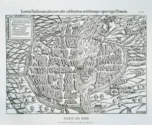 Paris city plan