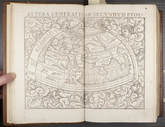 Globe, from Cosmographia, 1544