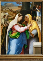 The visitation, Virgin Mary visits Saint Elisabeth