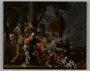 King Solomon Sacrificing to the Idols