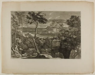 Landscape with Three Brigands and Their Victim