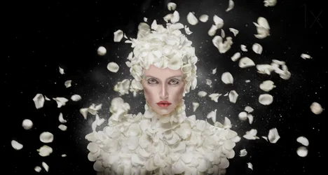 Ethereal Petal Woman
