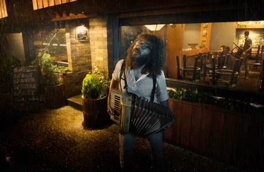 Rainy Night Musician