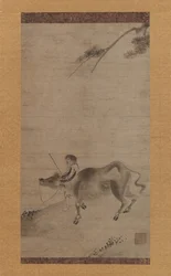 Oxherding, first half of the 15th century