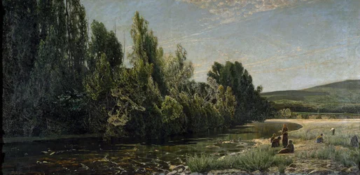 The Banks of the River Bormida, Italy