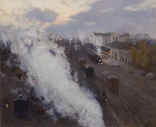 Kharkov Railway Station, 1892