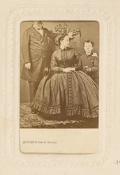 Napoleon III, Empress Eugenie & Eugene Louis Jean Joseph Bonaparte