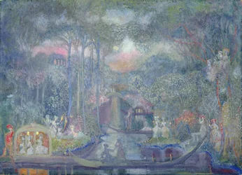 Marquise walking to the love isle