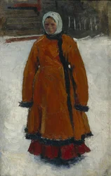 The Girl in the Red Fur Coat