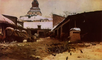 Roadside in Moscow