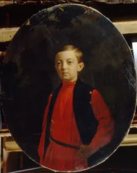 Portrait of Tsarevich Nicholas Alexandrovich of Russia, 1843-1865