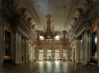 The Hall of the Field Marshal in the Winter Palace