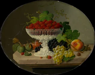 Still Life with Strawberries in a Compote, 1865-70