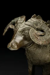 Ritual Ram-Form Wine Vessel, Gong