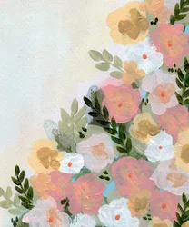 Soft Pastel Blooms