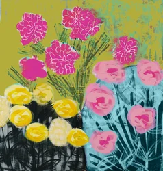 Vibrant Abstract Flowers