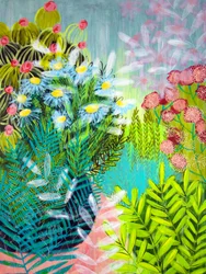 Vibrant Garden Blooms