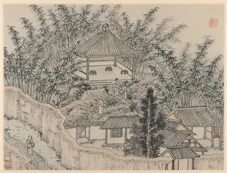 Twelve Views of Tiger Hill, Suzhou: Bamboo Pavilion, Tiger Hill