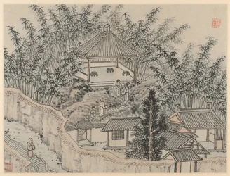 Twelve Views of Tiger Hill, Suzhou: Bamboo Pavilion, Tiger Hill