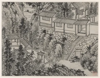 Twelve Views of Tiger Hill, Suzhou: The Pine Retreat