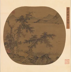 Angling in the Autumn River
