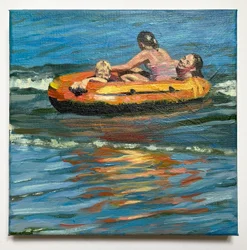 In the Shallows with the Dinghy, 2021