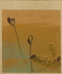 Leaf from Album of Seasonal Themes: Birds in Snow
