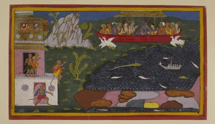 Rama Shows Sita Their Past; Monkeys at Kishkindha Join Their Journey Home