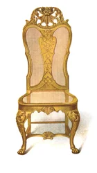 Gilt Cane Chair