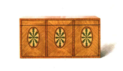 Inlaid Satin-Wood Tea-Caddy, 1908