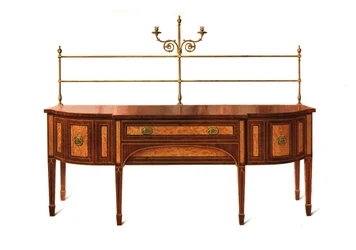 Satinwood and Mahogany Sideboard